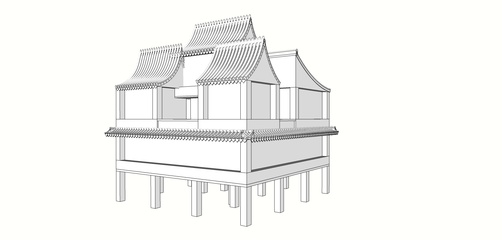 空中楼阁 茶楼概念设计——空间与建筑的融合美学