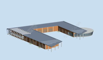 免费下载厂房建筑3D效果图设计图（MAX格式，编号16691263）- 千图网建筑设计资源